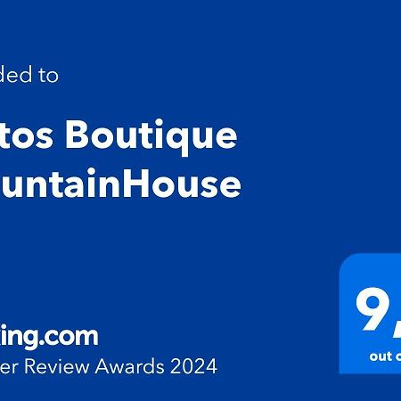 Villa Elatos Boutique Mountainhouse Karpenísion Exterior foto
